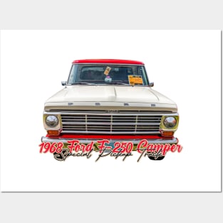 1968 Ford F250 Camper Special Pickup Truck Posters and Art